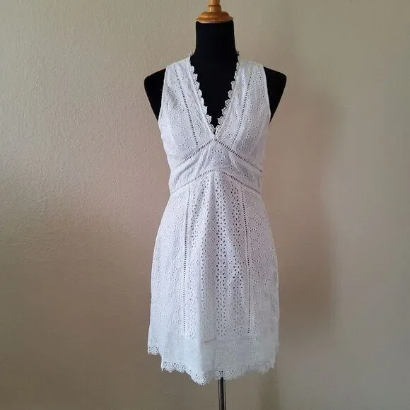 French Connection | Dresses | Nwot French Connection Embroidered Eyelet White Mini Dress Size 6 | Poshmark French Connection | Dresses | Nwot French Connection Embroidered Eyelet White Mini Dress Size 6 | Poshmark